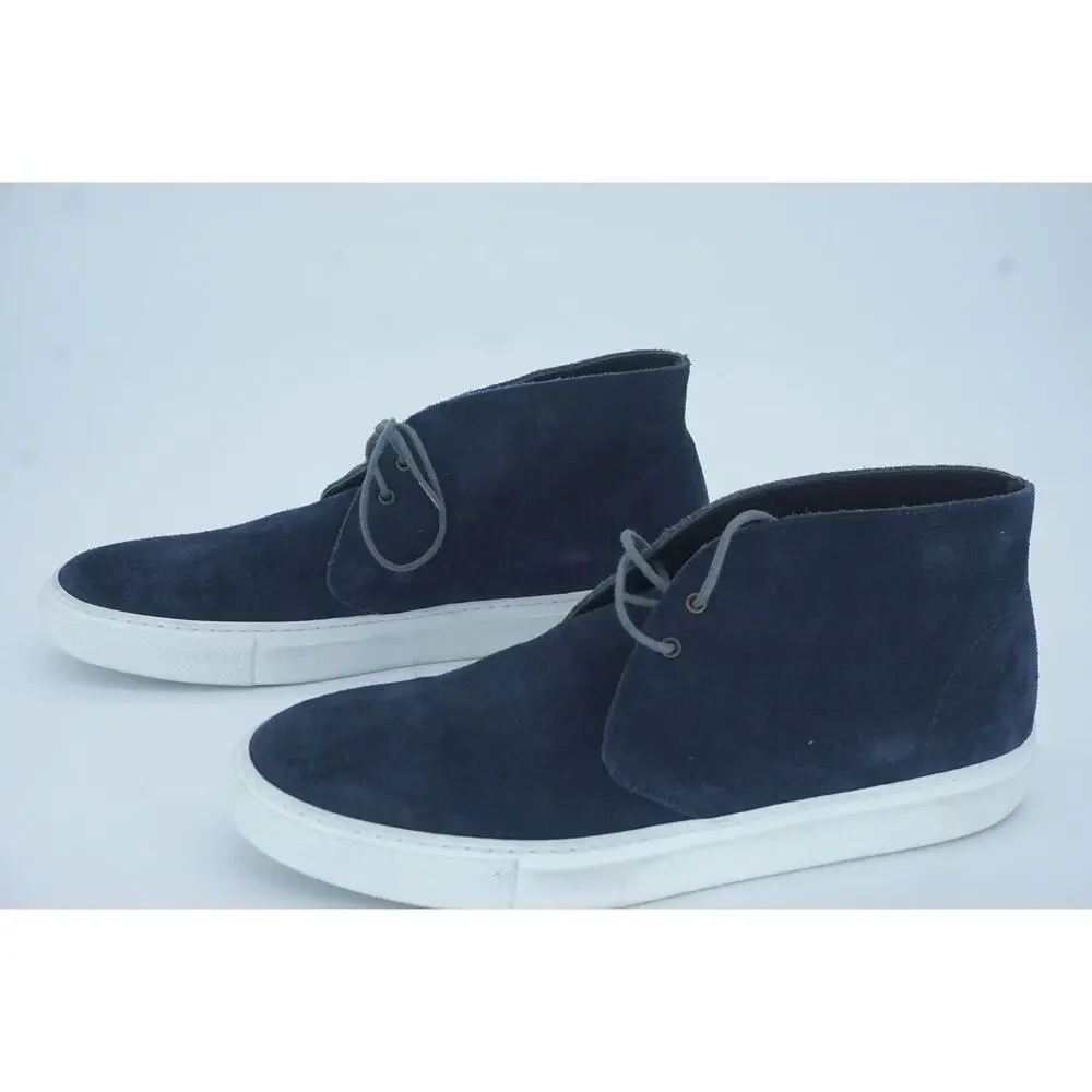 To Boot New York Argento Blue Suede Lace Up Sneakers Size 9.5 Chukka Lace up NIB